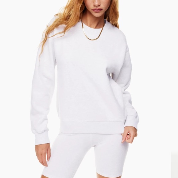 TNA Baby Pink Cozy Perfect Crew Sweatshirt - 2 - Picture 2 of 6